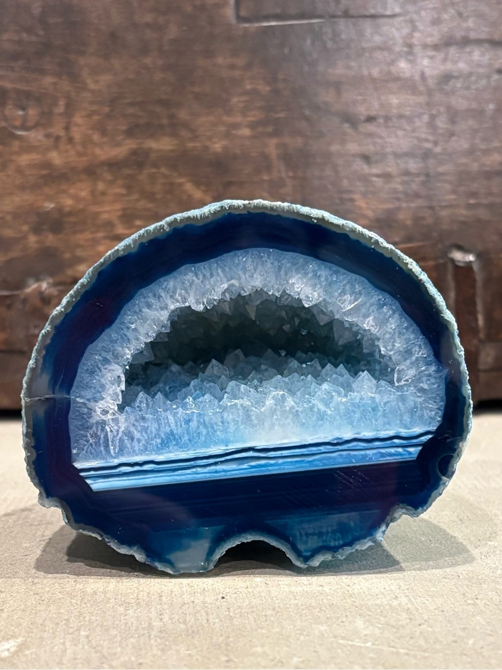 Blue Agate Geode